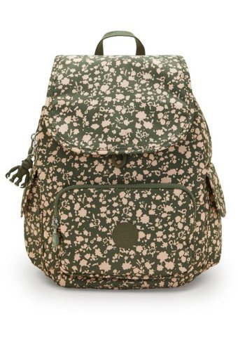 Kipling City Pack S Yeşil Fresh Floral Kadın Sırt Çantası