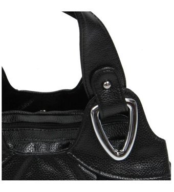 Lebıhmurah Wbp2374 Moda Pu Deri Tote Satchel Mat Siyah Kadın Sırt Çantası