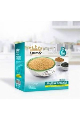 Crown CRW-7011 Dijital Hazneli 5 kg Mutfak Tartısı