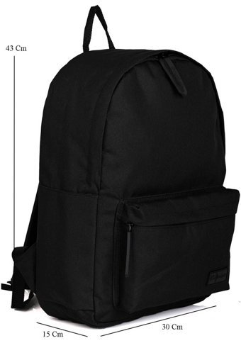 Bagslab 1001 Siyah 15' Laptop Bölmeli Erkek Sırt Çantası