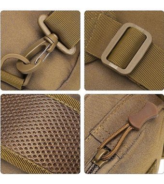 Yyoaka Taktik Kemeri Crossbody Mini Yeşil Erkek Sırt Çantası