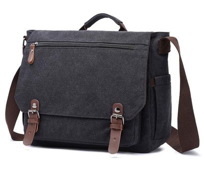 Zuolunduo Günlük Crossbody Siyah Erkek Sırt Çantası