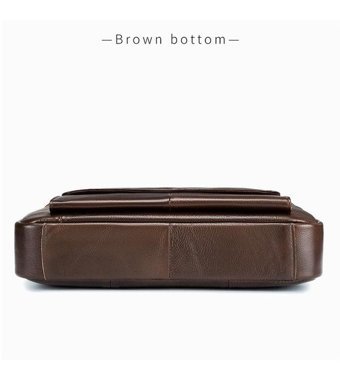 Laoshızı Hakiki Deri Moda Crossbody Kahverengi Erkek Sırt Çantası