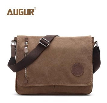 Augur 8501 Gündelik Kanvas Çapraz Kahverengi Erkek Sırt Çantası