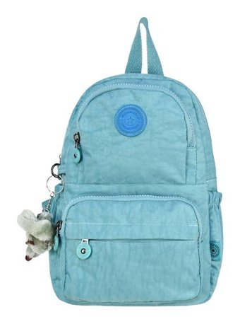 Urban Polo Mavi Krem Su Geçirmez Krinkıl Kumaş Maymuncuk Kadın Sırt Çantası