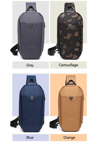 Ozuko9321 Spor Su Geçirmez Crossbody Kamuflaj Erkek Haki Sırt Çantası