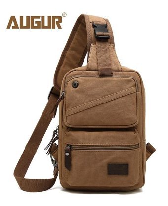 Augur 8111 Spor Çapraz Kahverengi Erkek Sırt Çantası