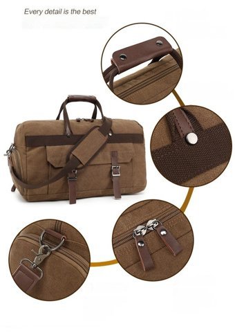 Augur 2020 Seyahat Crossbody Kahverengi Erkek Sırt Çantası
