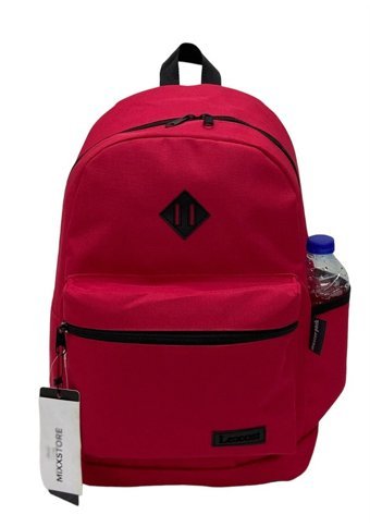 Msmixxstore Kırmızı Büyük Boy Günlük Kullanım Kadın Sırt Çantası