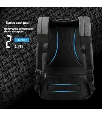 Tigernu Tb3237 Su Geçirmez Nefes Alabilen Gri Erkek Sırt Çantası