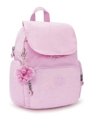 Kipling City Zip Mini Küçük Boy Pembe Bloomıng Pınk Kadın Sırt Çantası