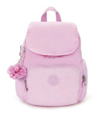 Kipling City Zip Mini Küçük Boy Pembe Bloomıng Pınk Kadın Sırt Çantası