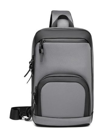 Ozuko 9516 Gündelik Çapraz Gri Erkek Sırt Çantası