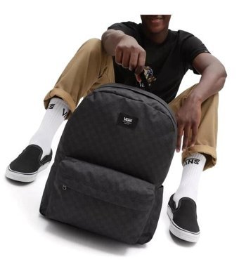 Vans Mn Old Skool Check Backpack Siyah Erkek Sırt Çantası