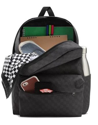Vans Mn Old Skool Check Backpack Siyah Erkek Sırt Çantası