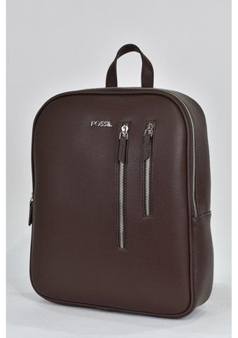Fossil Laptop & Evrak Deri Kahverengi 2035 Erkek Sırt Çantası