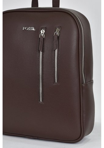 Fossil Laptop & Evrak Deri Kahverengi 2035 Erkek Sırt Çantası