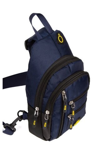 Newish Polo Body Bag Usb Çıkışlı Çapraz Lacivert Erkek Sırt Çantası