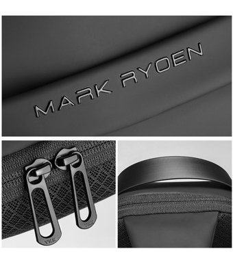 Sansan Mark Ryden Su Geçirmez Siyah Erkek Sırt Çantası
