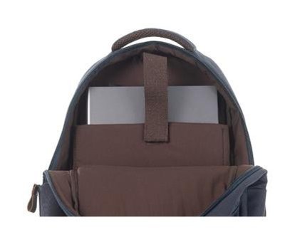 Paqpa Qp Madre Gabardin Kumaş Laptop Bölmeli Lacivert Rt Erkek Sırt Çantası