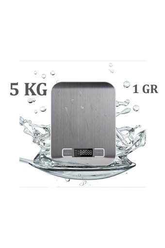 Fecra By Yakut Dijital Hassas Hazneli 5 kg Mutfak Tartısı