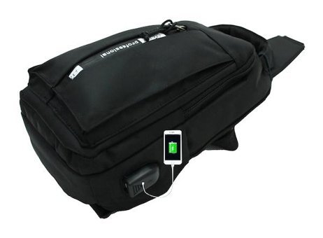 Ççs 31182 Tek Rt Çapraz Body Bag Gri Erkek Sırt Çantası