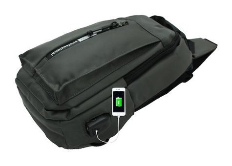Ççs 31182 Tek Rt Çapraz Body Bag Gri Erkek Sırt Çantası