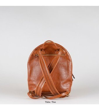 Gön Handmade Deri Lav Camel Kadın Sırt Çantası