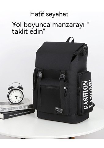 Haiyaao Çok Levsel Yedekleme Büyük Kapasitesi Siyah Erkek Sırt Çantası