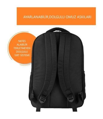 Vegmann Vgm030 Siyah 156 Inç Laptop Ve Siyah Erkek Sırt Çantası