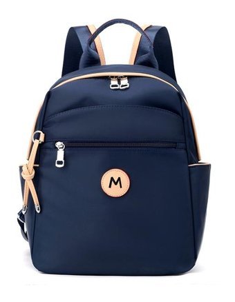 Wyanet Hespero Oxford Kumaş Moda Koyu Mavi Kadın Sırt Çantası