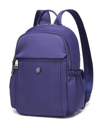 Smart Bags Bengal Kumaş Küçük Boy 3104 Lacivert Kadın Sırt Çantası