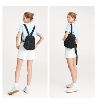 Smart Bags Bengal Kumaş Küçük Boy 3104 Lacivert Kadın Sırt Çantası
