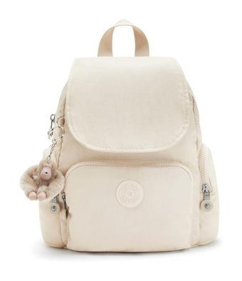 Kipling Bej Beige Pearl City Zip Mini 001 Bej Kadın Sırt Çantası