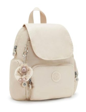 Kipling Bej Beige Pearl City Zip Mini 001 Bej Kadın Sırt Çantası