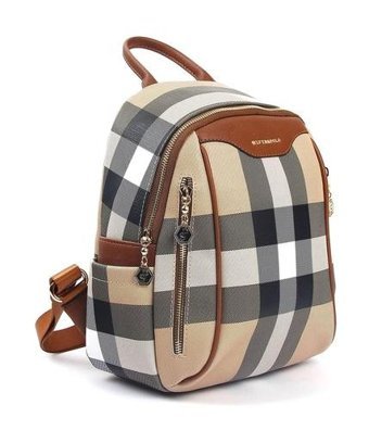 Silver & Polo Bej Taba Nv906 Kadın Sırt Çantası