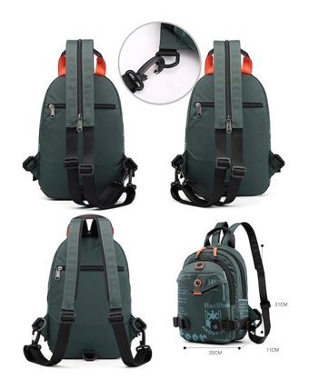 Haoshuai Hs5122 Çok Amaçlı Asker Erkek Haki Sırt Çantası