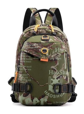 Haoshuai Hs5122 Çok Amaçlı Asker Erkek Haki Sırt Çantası