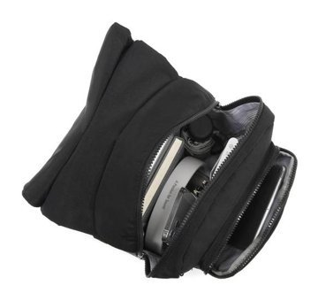 Smart Bags Orta Boy Krinkıl Kumaş 3114 Siyah Kadın Sırt Çantası