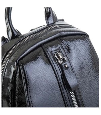 Eastpak Nas 1081 Yazılı Kırışık Rugansiyah Kadın Sırt Çantası