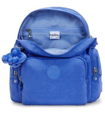 Kipling City Zip Mini Küçük Boy Mavi Havana Blue Kadın Sırt Çantası