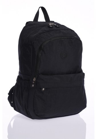 Strong Bag Strong Krinkıl Günlük Gezi Spor Siyah Kadın Sırt Çantası