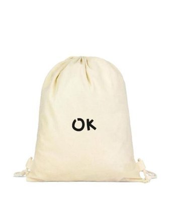 Tabby Design Ok Baskılı Büzgülü Krem Kadın Sırt Çantası