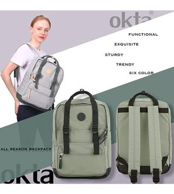 Eastpak Himawari Okta Grande 1085 Açık Yeşil Çok Renkli Kadın Sırt Çantası