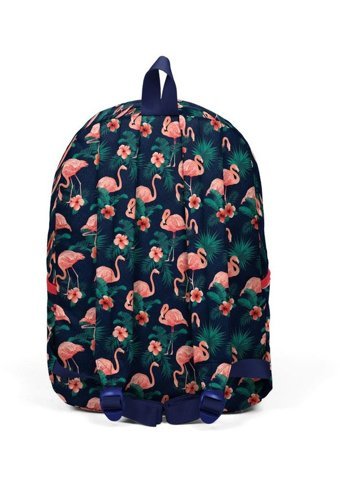 Generic Coral High Lacivert Desenli 23186 Kadın Sırt Çantası