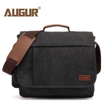 Augur 8507 Retro Çapraz Siyah Erkek Sırt Çantası