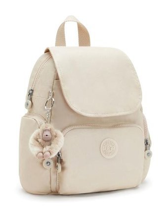 Kipling City Zip Mini Küçük Boy Bej Beıge Pearl Kadın Sırt Çantası