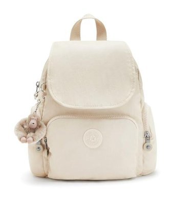 Kipling City Zip Mini Küçük Boy Bej Beıge Pearl Kadın Sırt Çantası