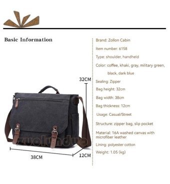 Zuolunduo Günlük Crossbody Mavi Erkek Sırt Çantası