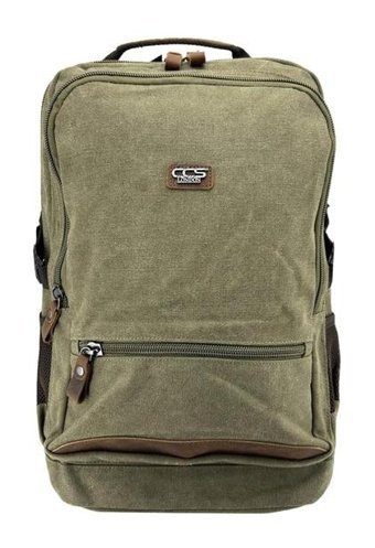 Ççs London 51573 Kanvas Haki Erkek Sırt Çantası